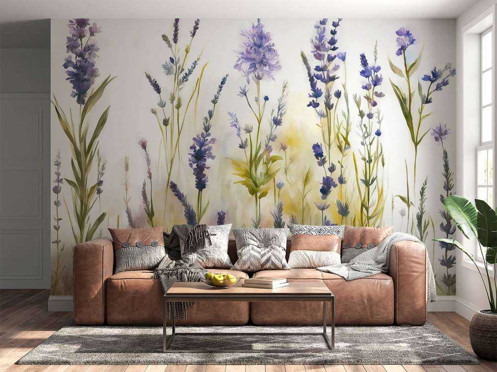 Lavender Glade Seamless Pastel