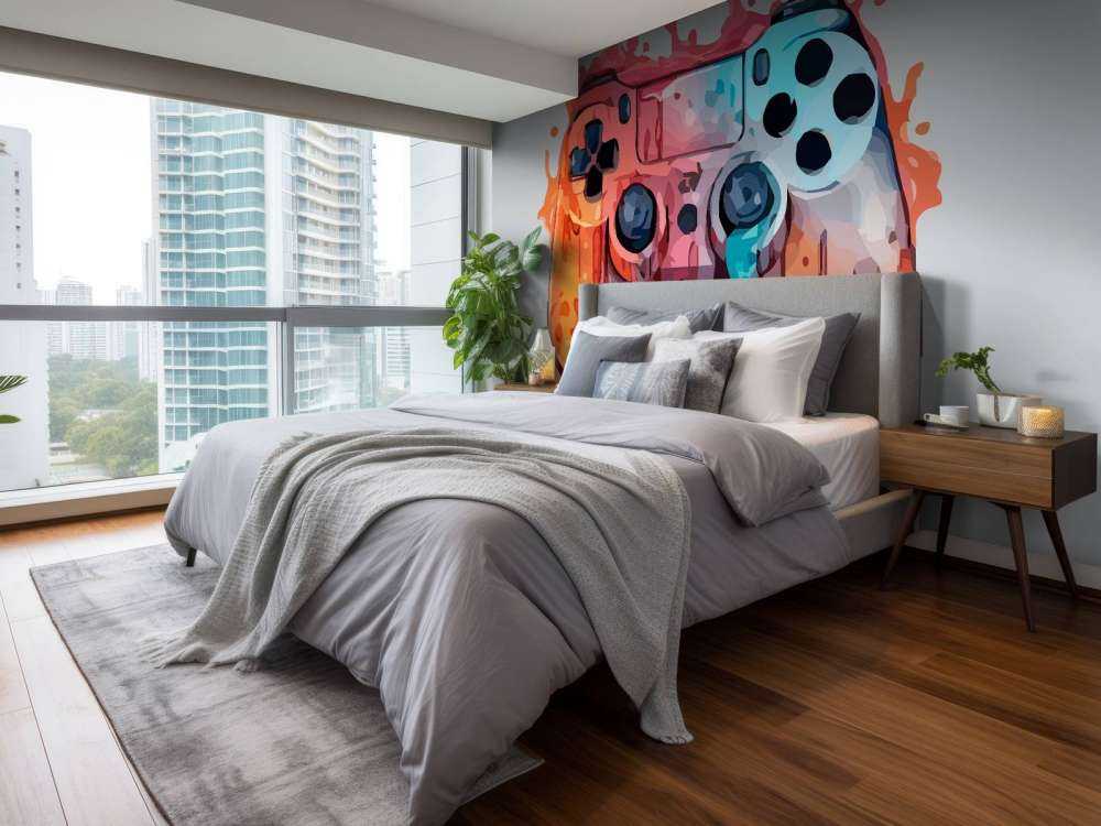 Watercolor Gamer Splash