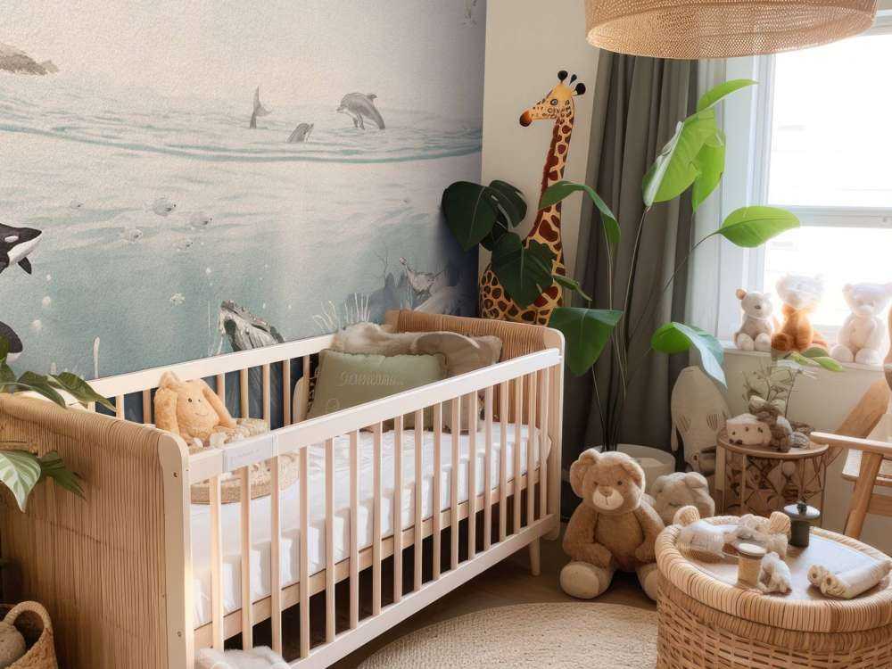 Ocean Landscape with Animals