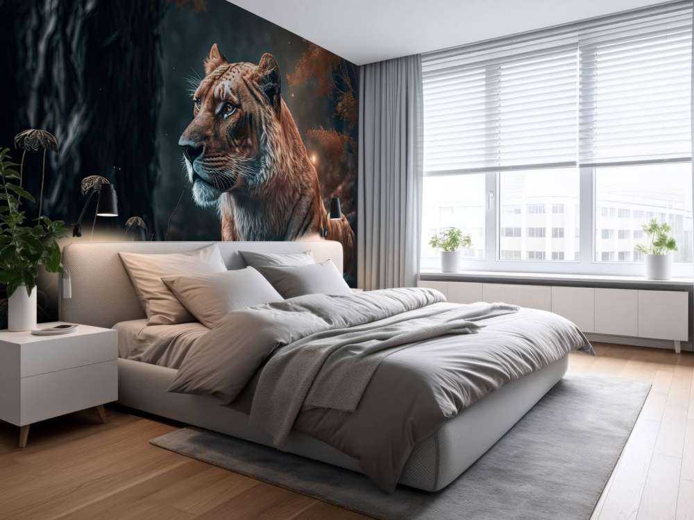 Illustration of a lion