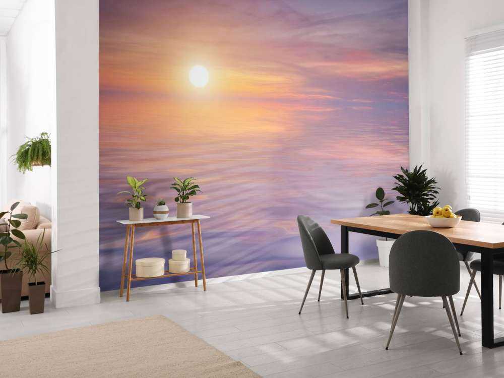 Lilac sunset