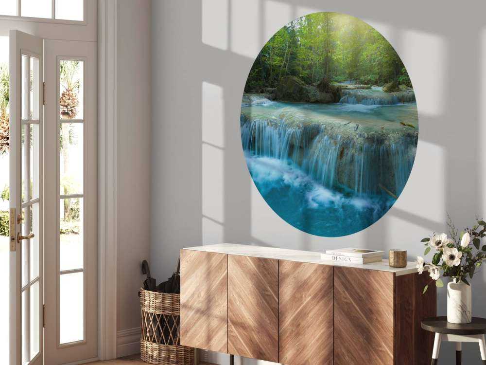 Beautiful deep waterfall