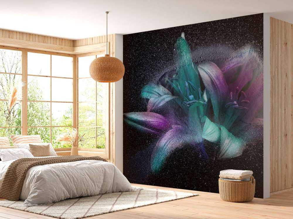 Neon flowers