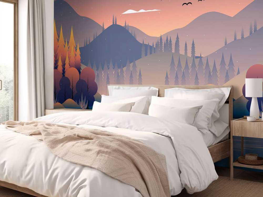 Autumn forest illustration