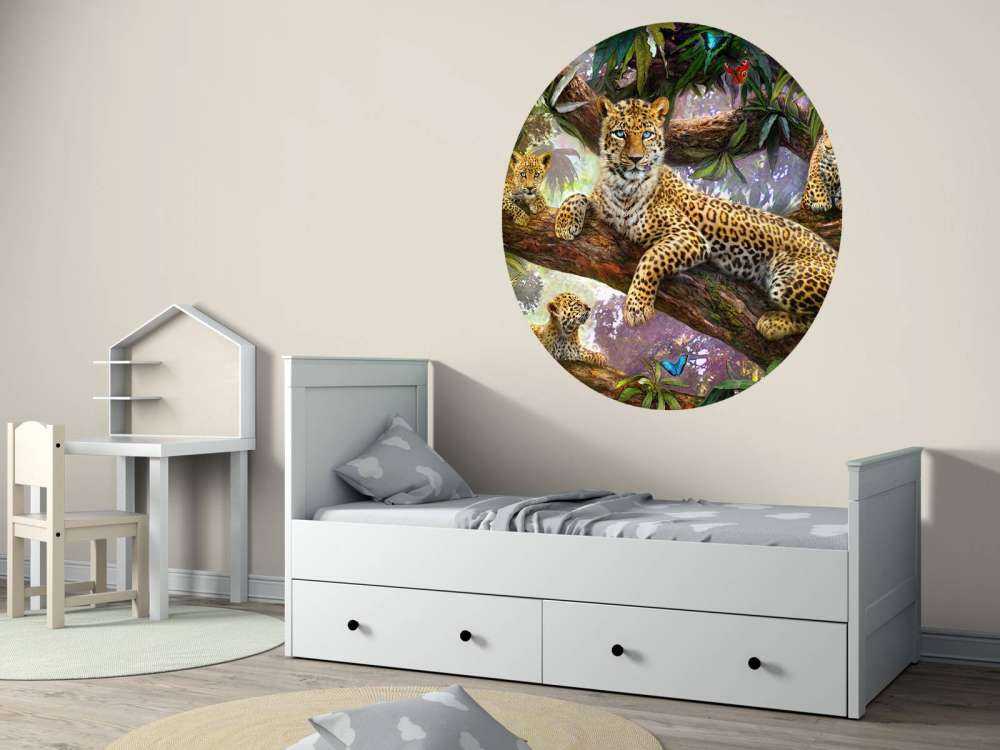 Tree Top Leopard Family