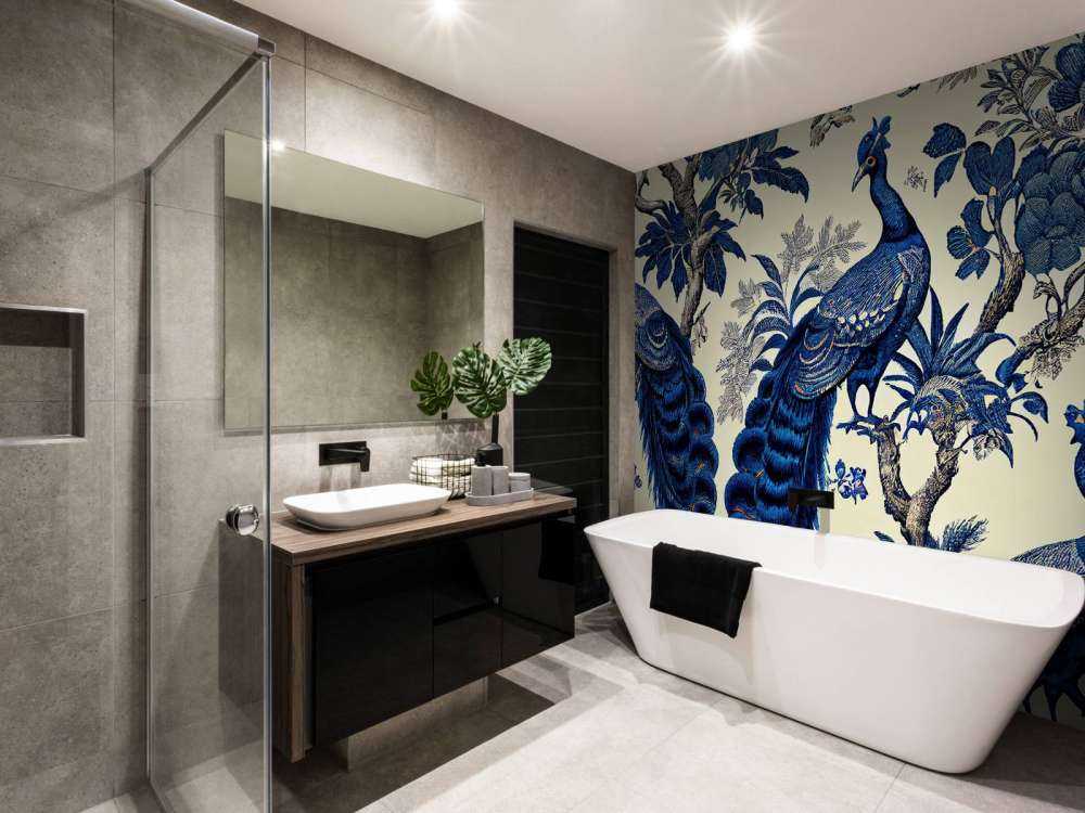 Royal Blue Peacock Splendor