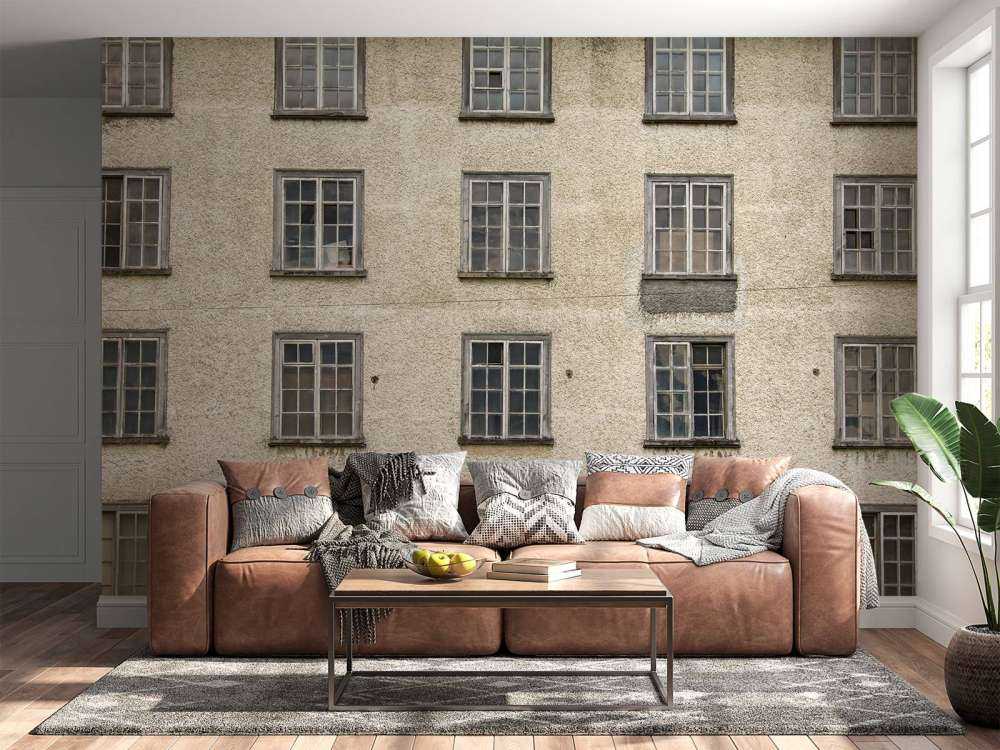 Facade of an old factory