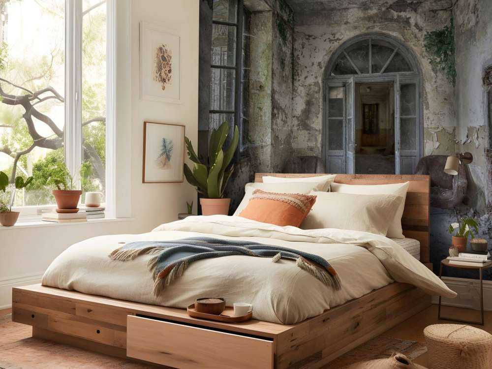 Corridor in abandoned house