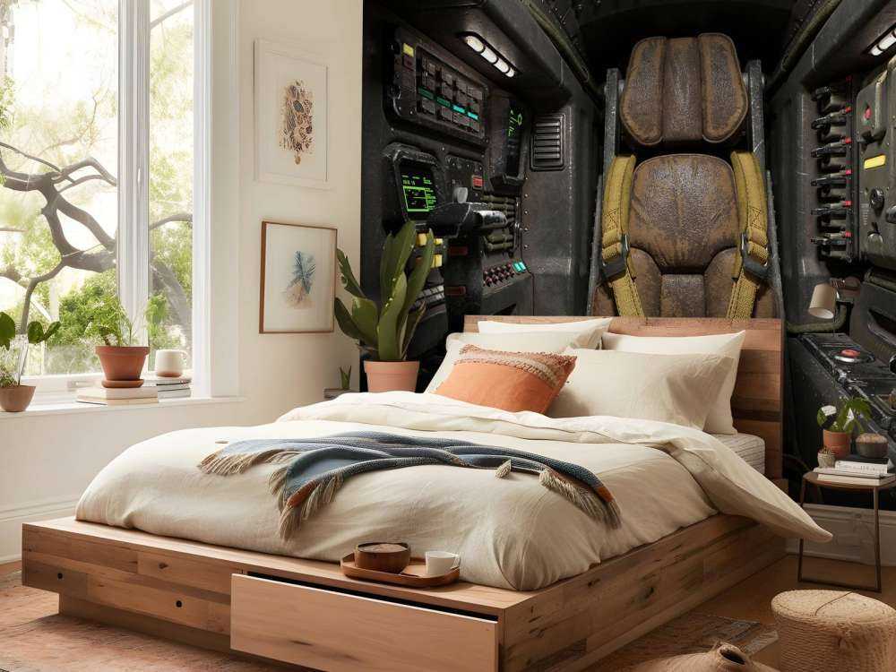 Spaceship cockpit