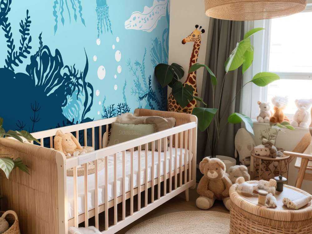 Blue underwater world