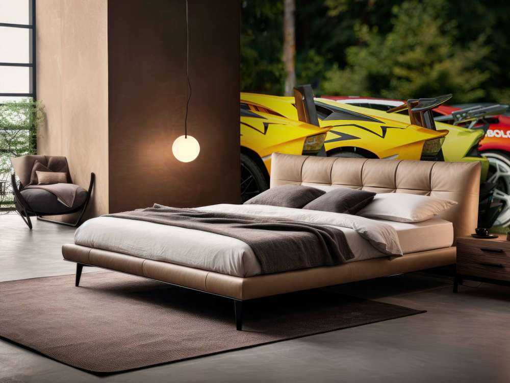 Supercar collection in nature