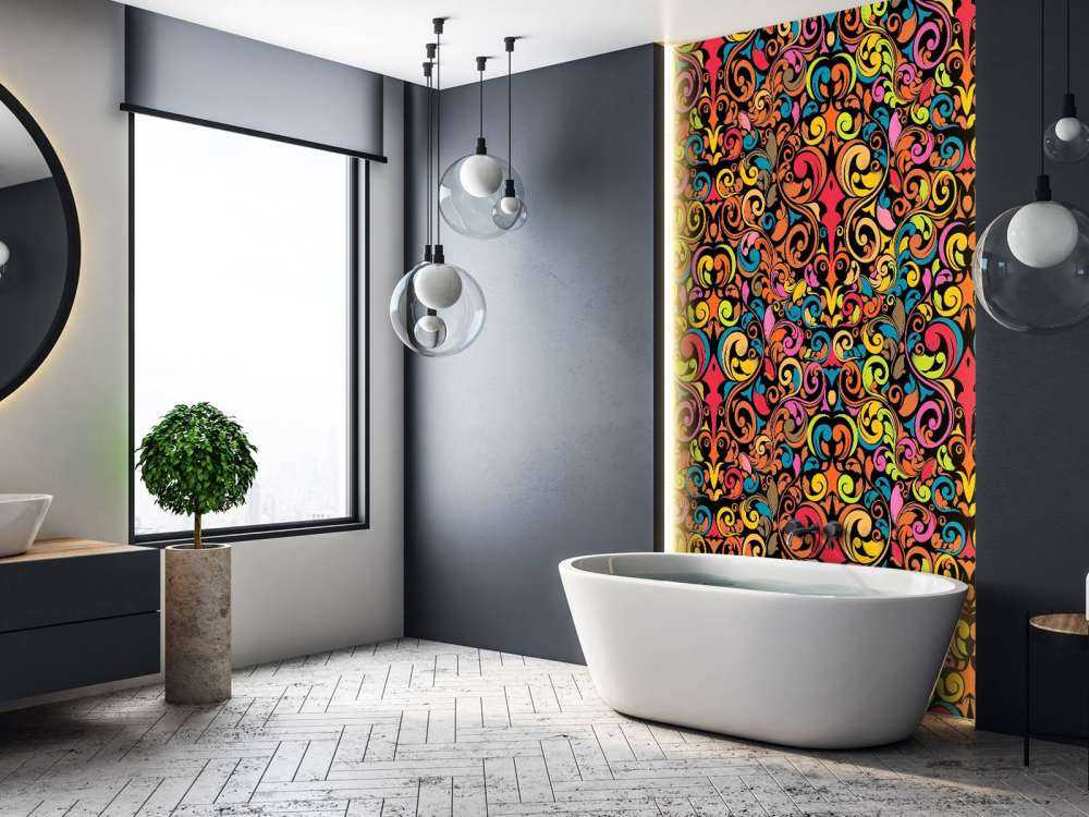 Abstract coloured figures