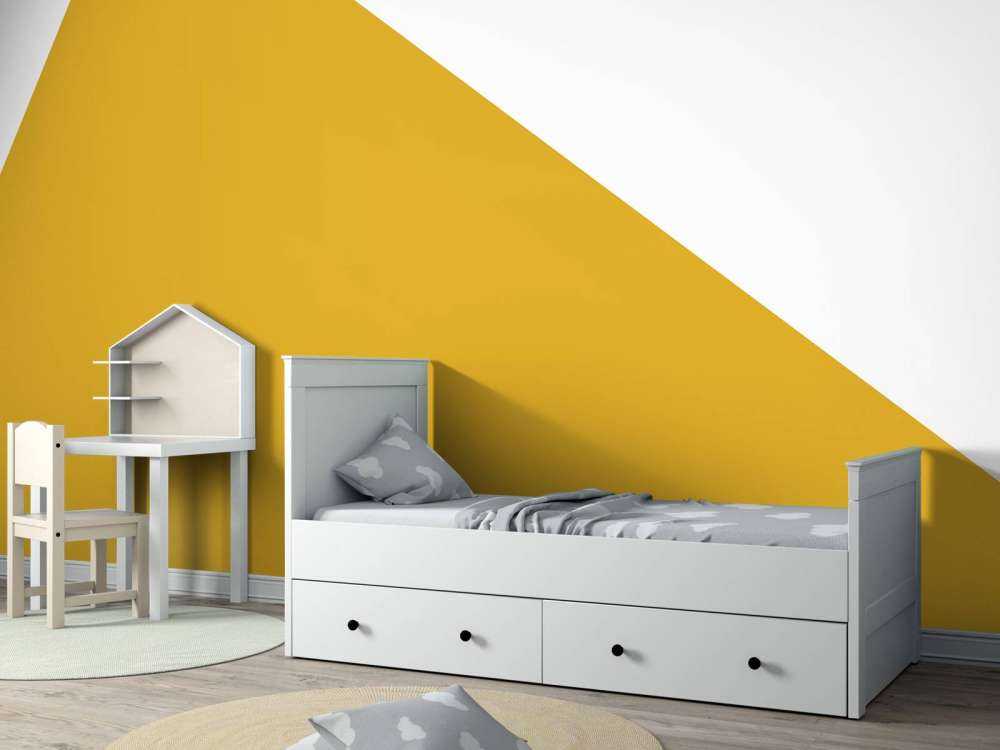 Triangle, ochre yellow