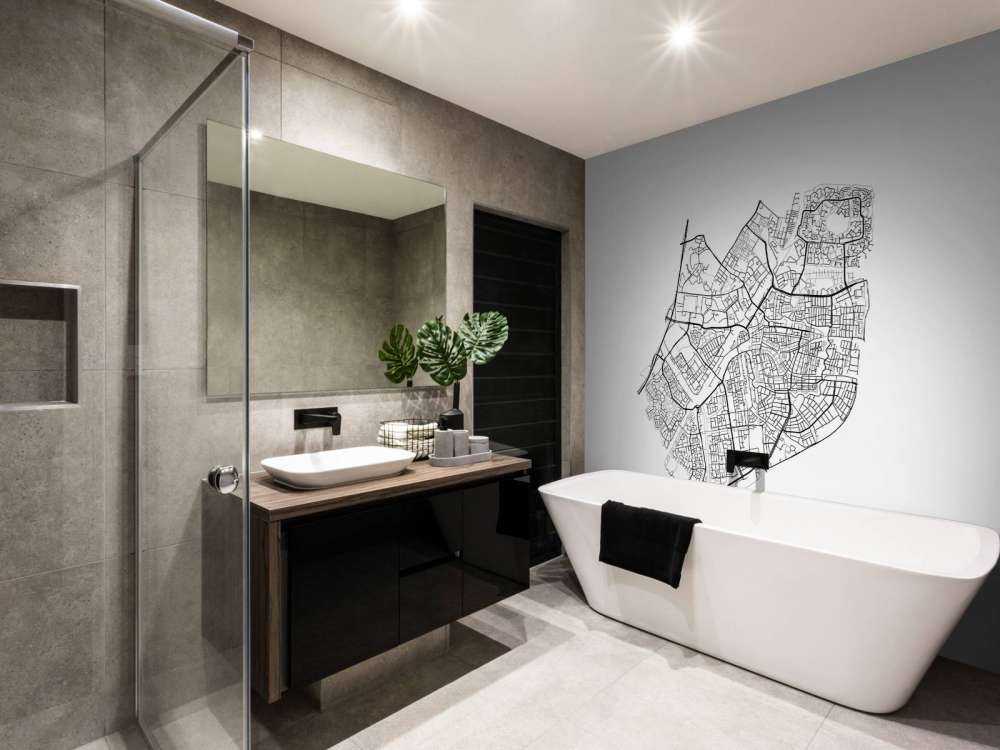 Map of Leiden, white