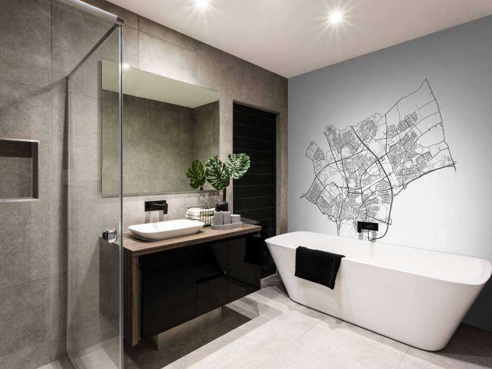 Map of Den Bosch, white