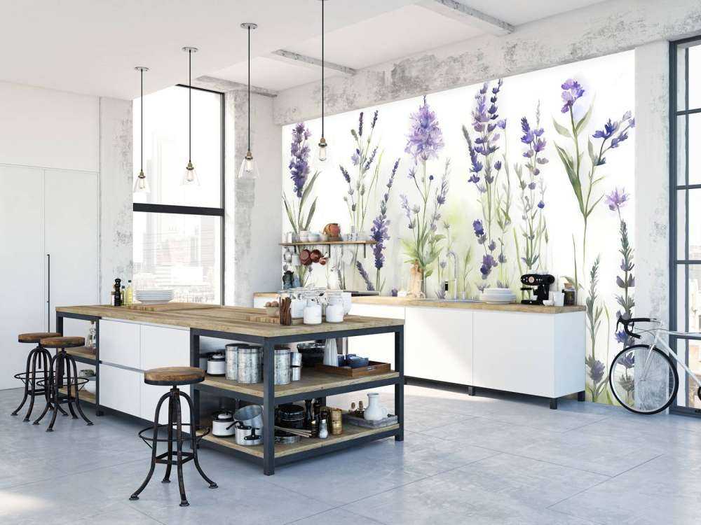 Lavender Glade Seamless Muted Lilac