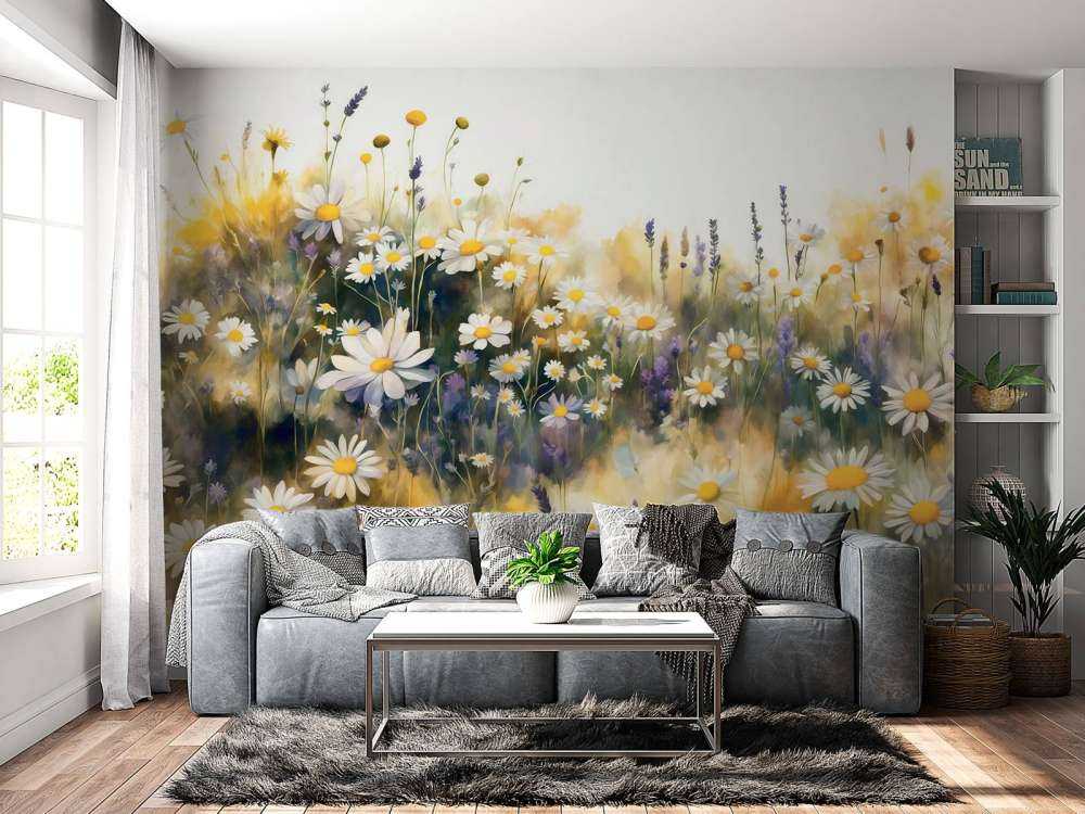 Quiet Daisies Meadow Yellow