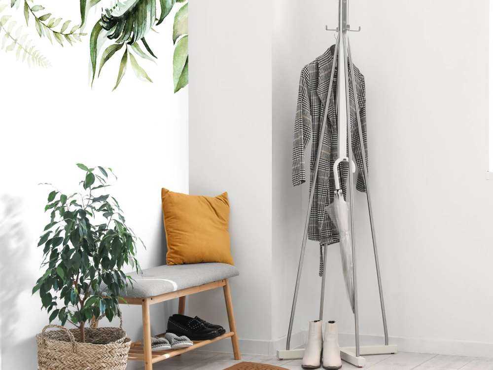 Tropical watercolour leaves