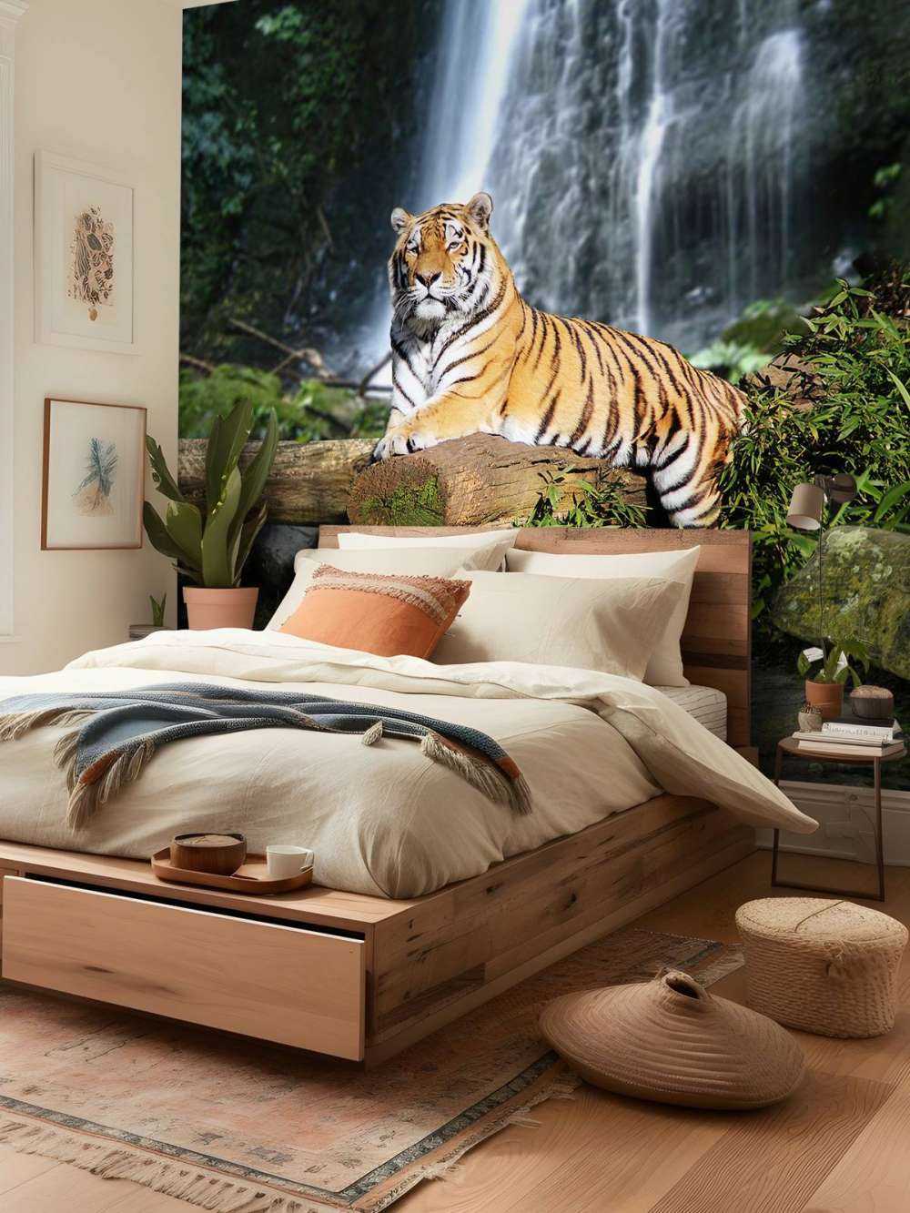 Tiger in the jungle