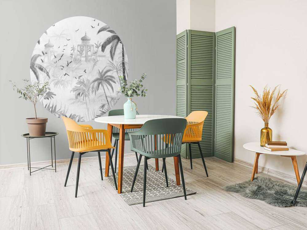 Oriental Garden at Dawn