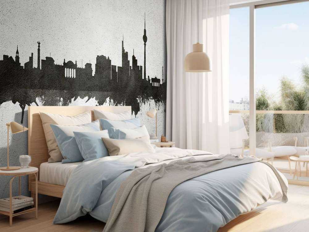 Watercolor skyline, Berlin