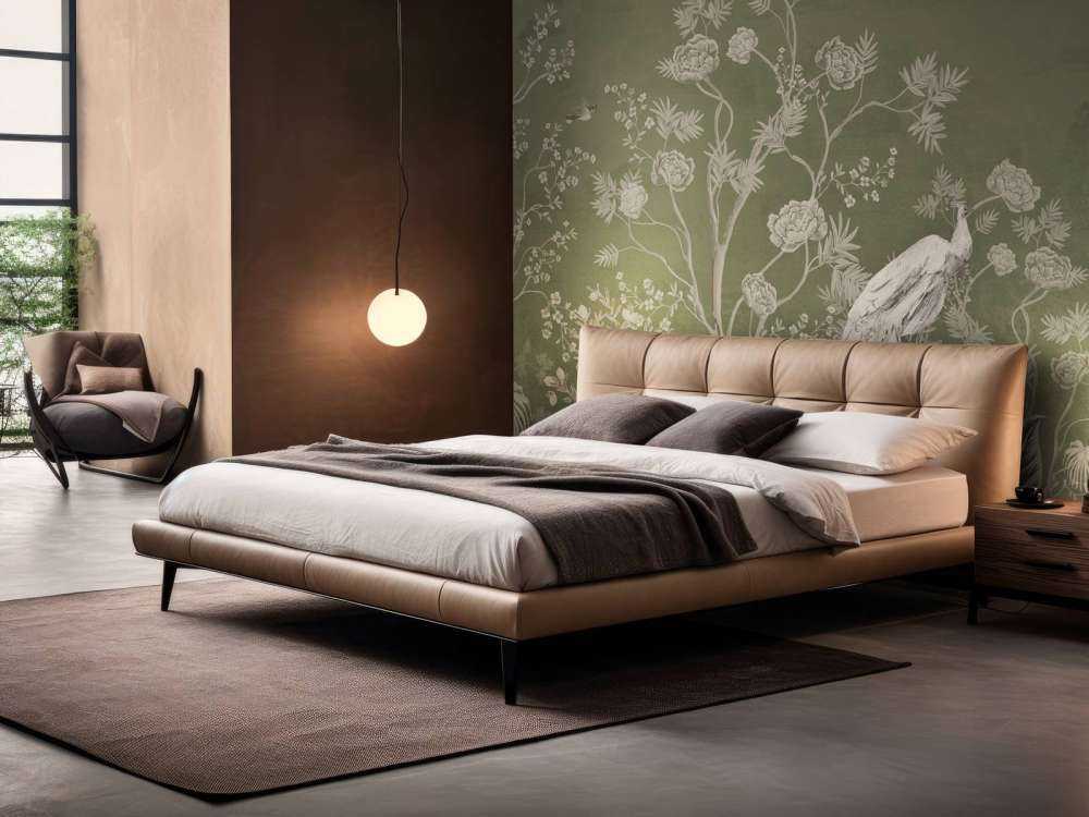 Peacock Rest in the Green Garden