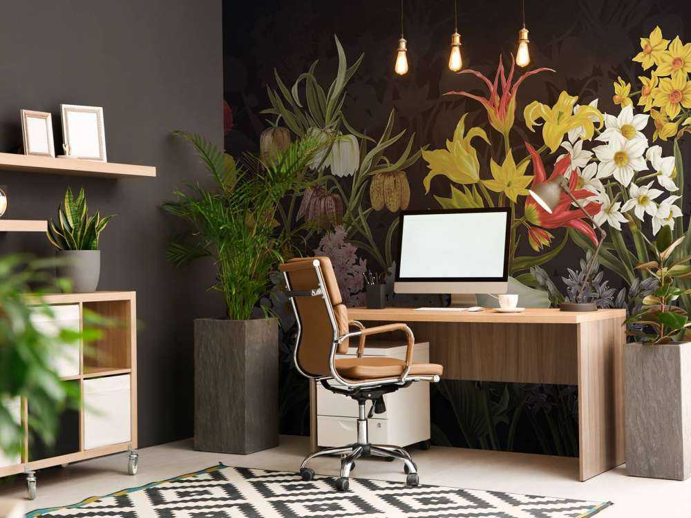 Spring Flowers - Silver Frost Gray