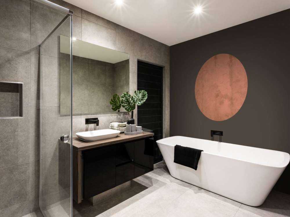 Concrete with terracotta colour