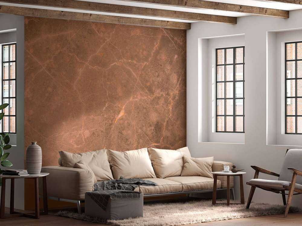 Terracotta structure marble