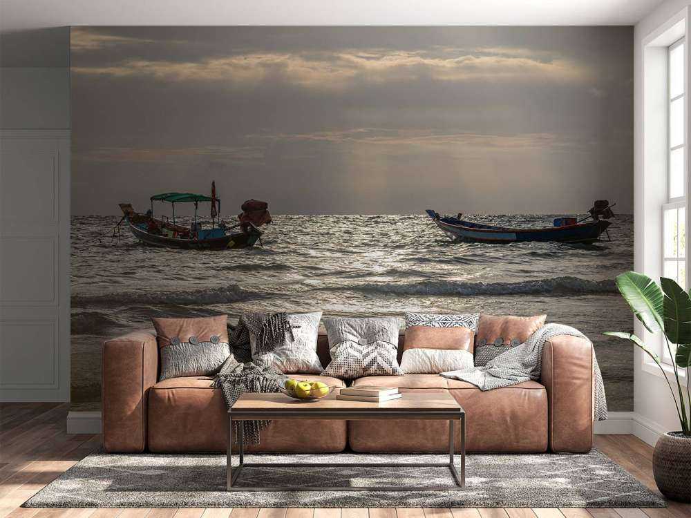 Evening falls in Kho Pipi Island (Thailand