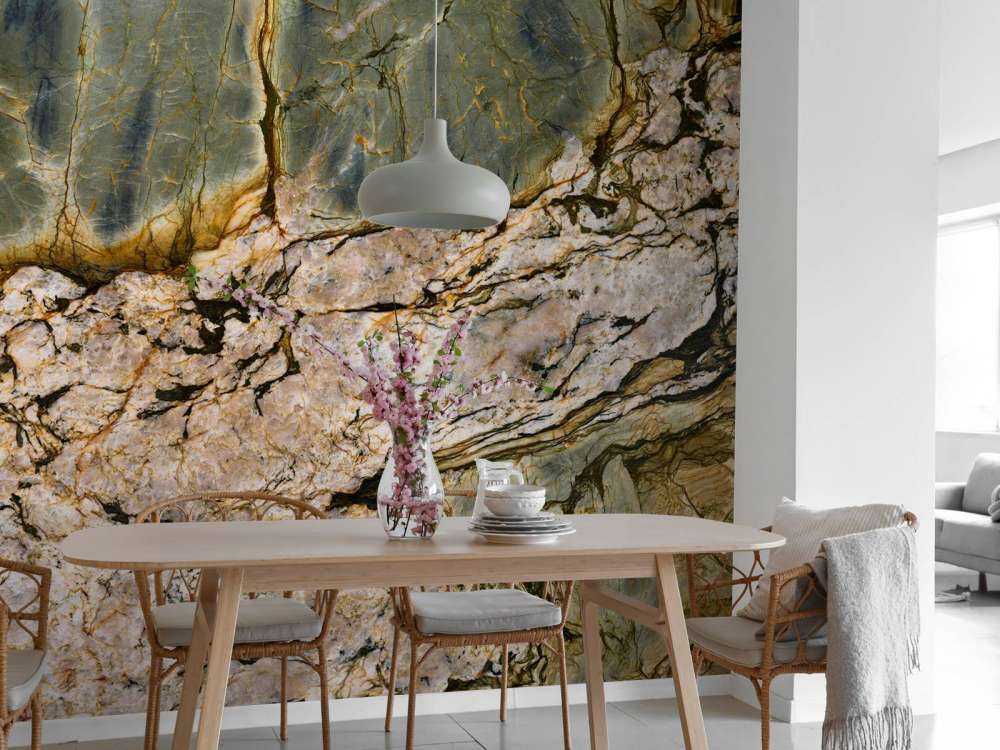 Cracked marble