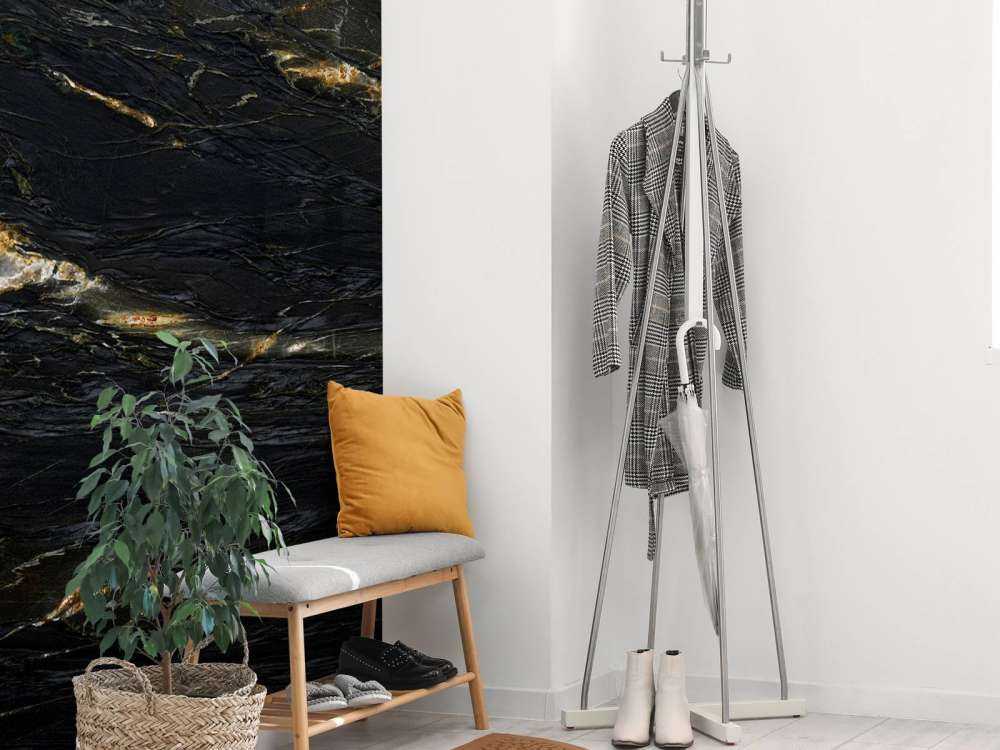 Dark marble with stripes