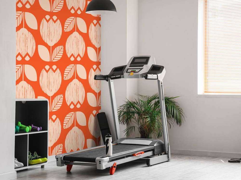 Retro flower pattern