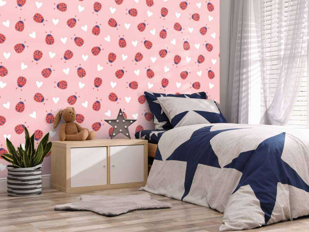 Ladybugs with hearts