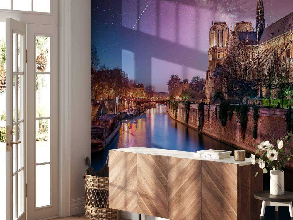 Paris in the evening