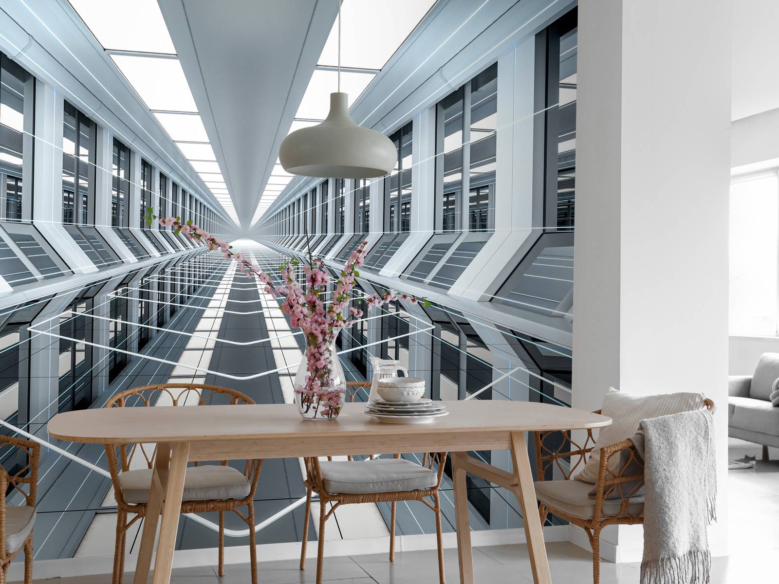 3D corridor in an office