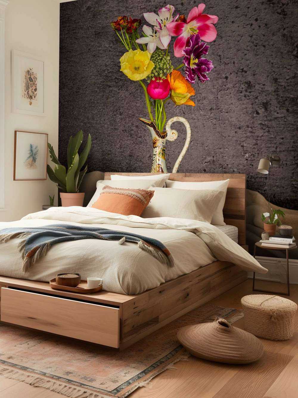 Flowers in classic vase