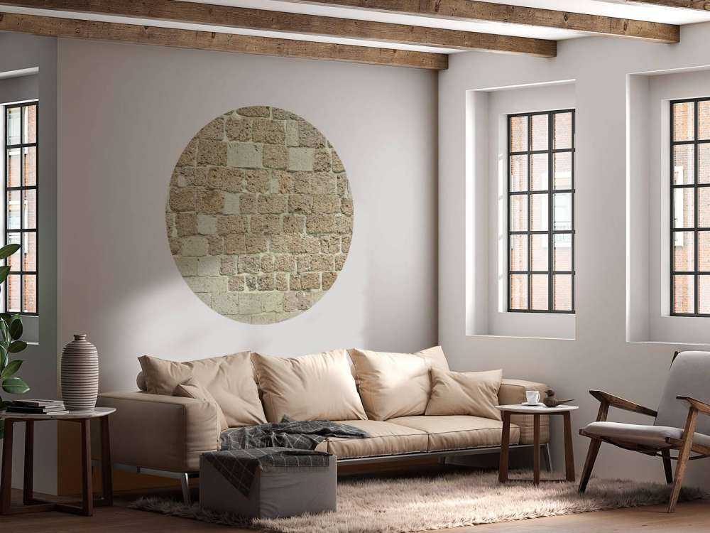 Wall with big bricks