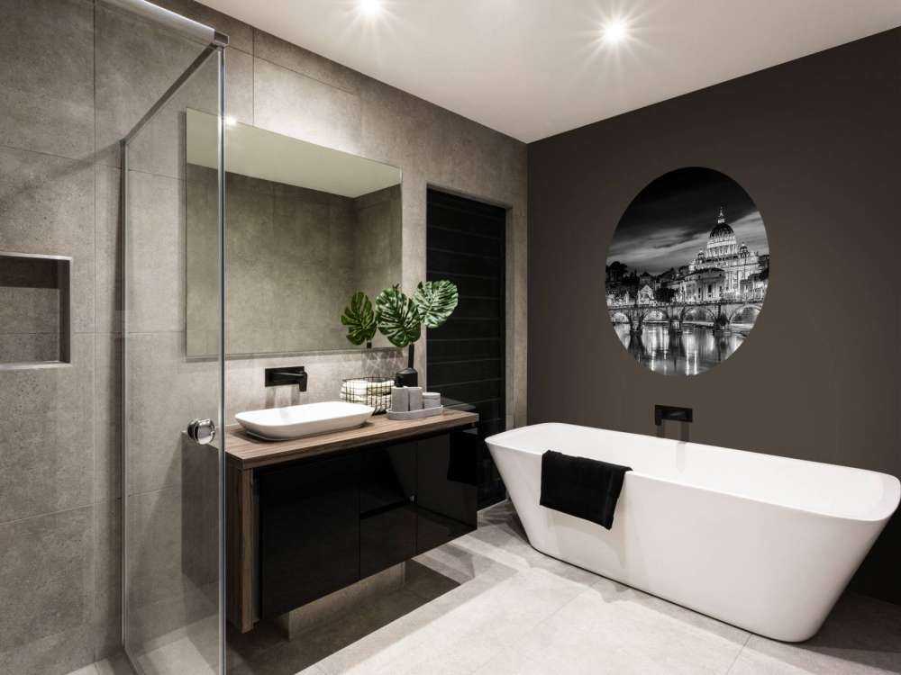 Vaticaanstad in zwart-wit