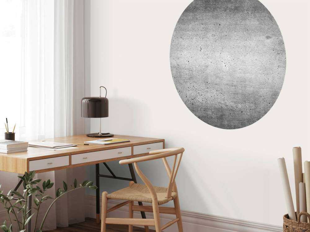 Donkergrijs betonnen muur