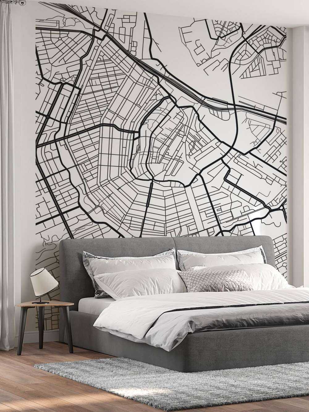 Amsterdam vector plattegrond