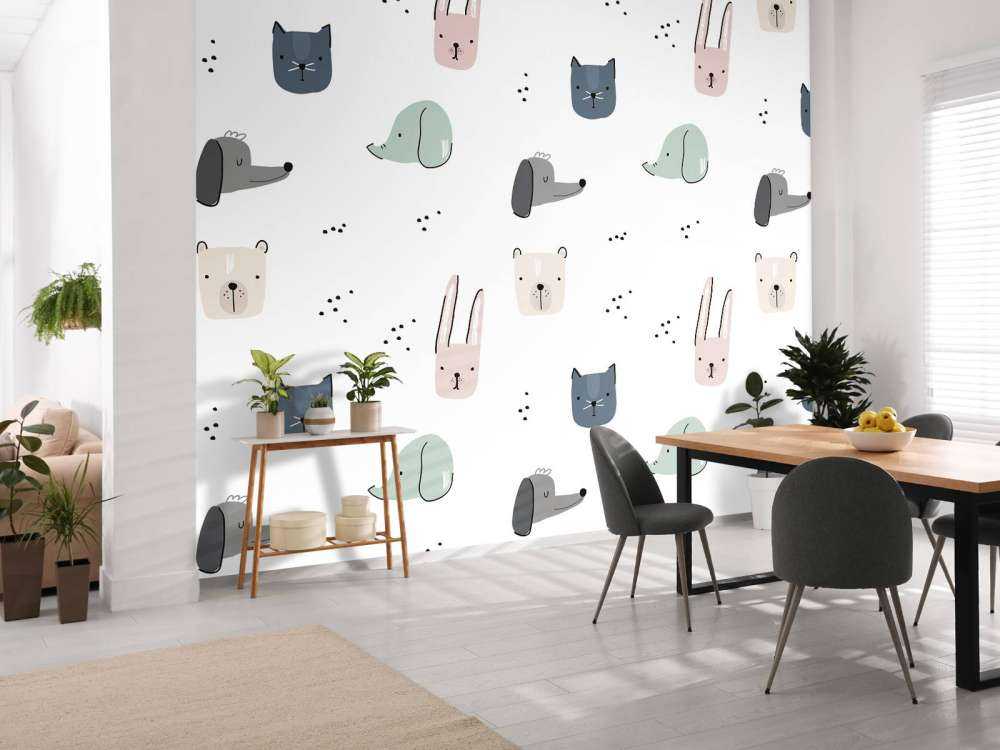 Dieren tekeningen print