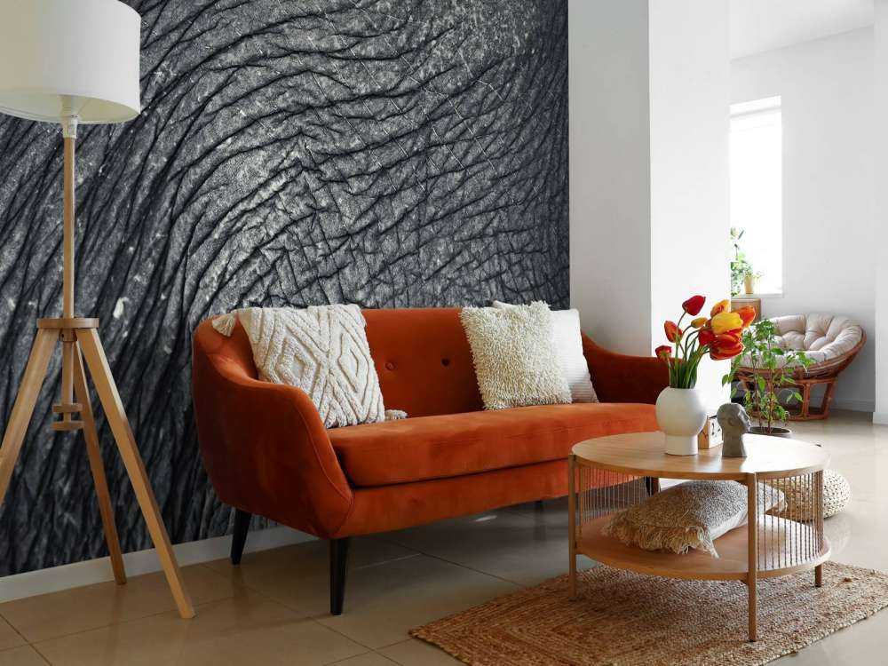 Elephant Skin Fabric, Wallpaper and Home Decor
