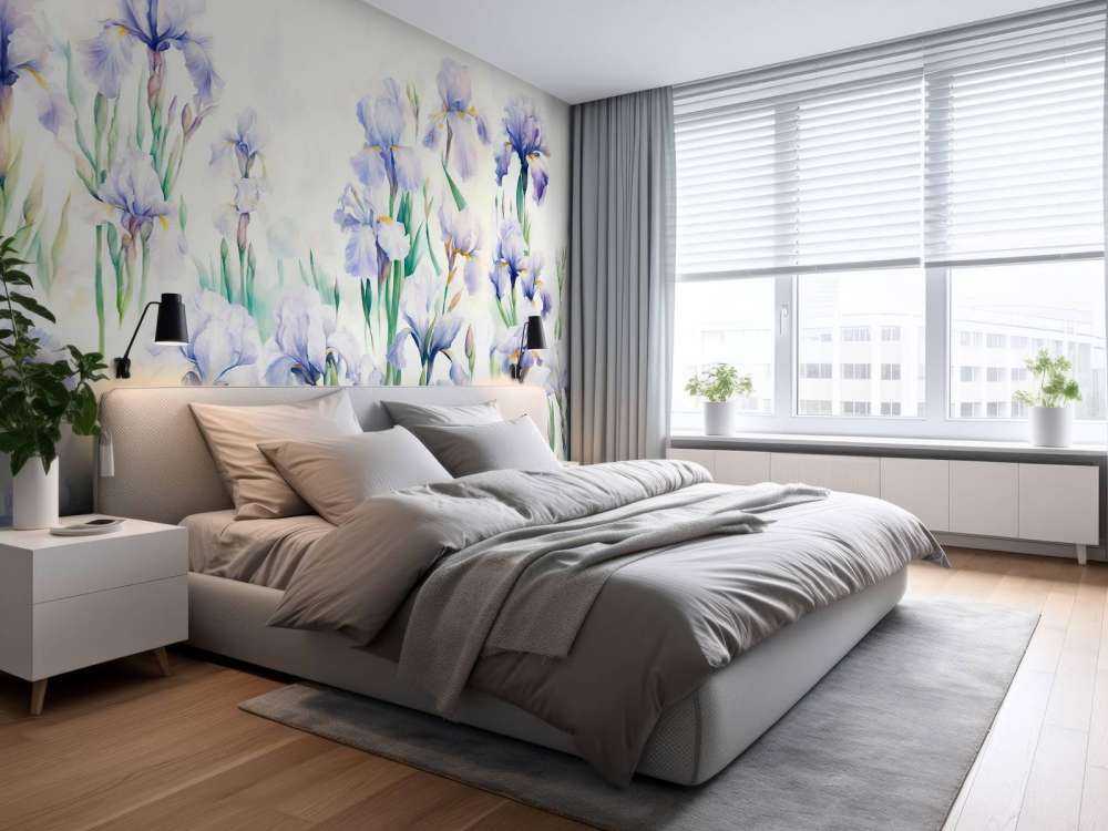 Irises Dance Seamless Pastel