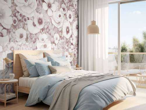 Poppy Tale Monochrome Bordeaux