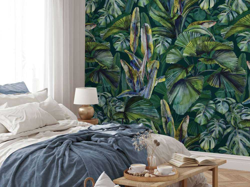 Hand drawn leaves