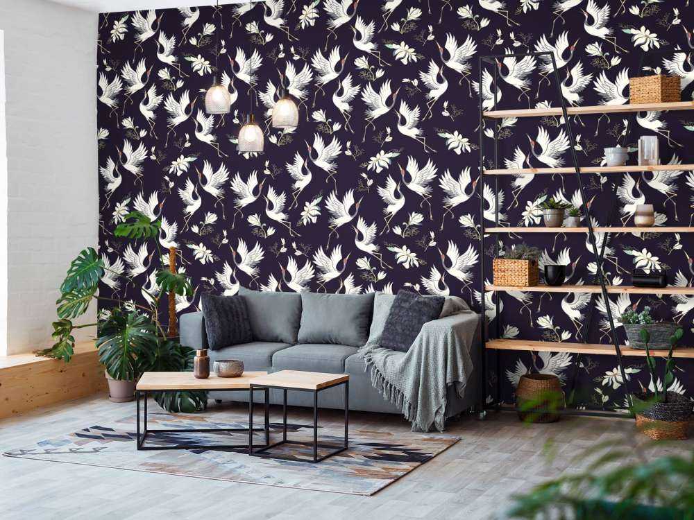 Flying crane pattern