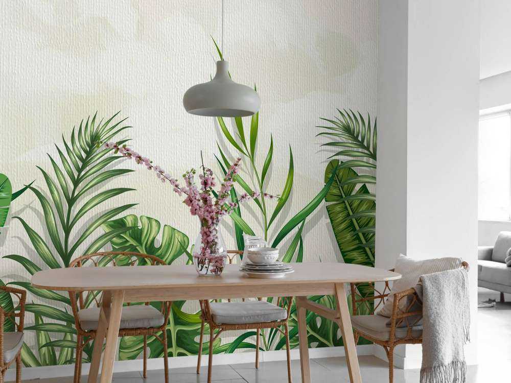 Illustrated leaves