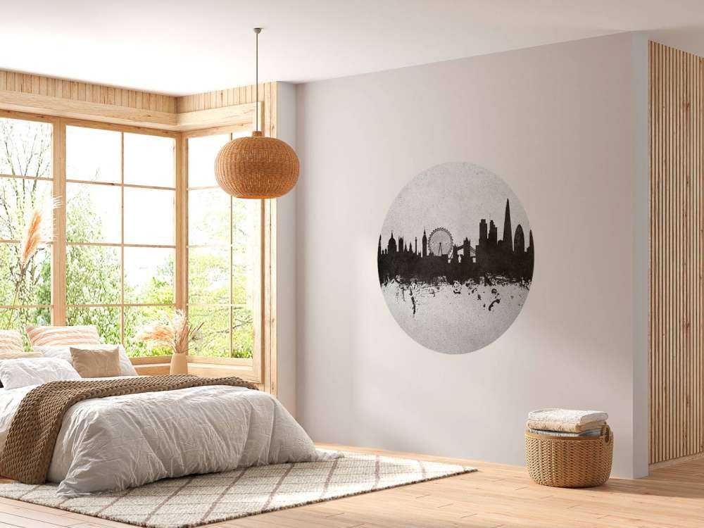 Watercolor skyline, London