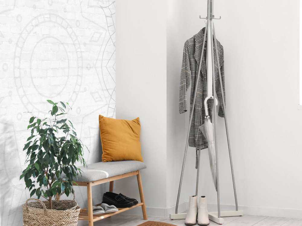 White Geometric Mandala